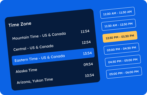 smart time zone Smart Calendar and Scheduling